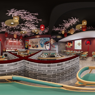 新中式火锅店