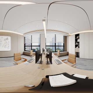 现代办公室小全景