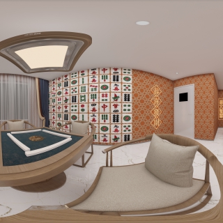 新中式棋牌室1全景