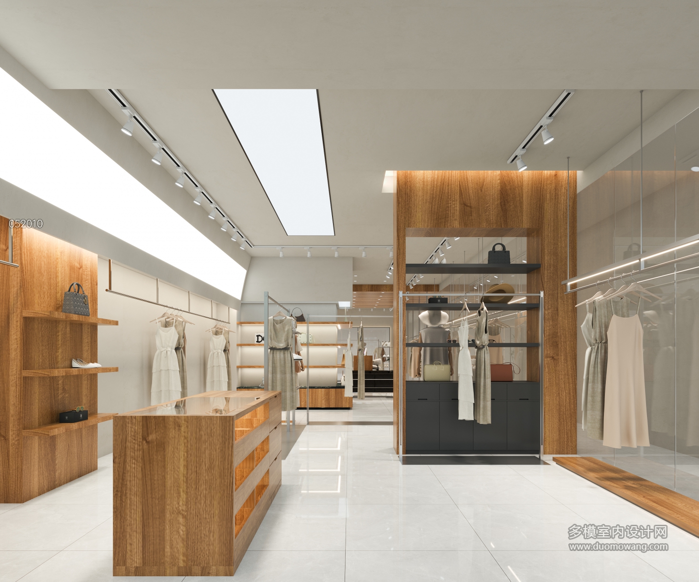 现代服装店内