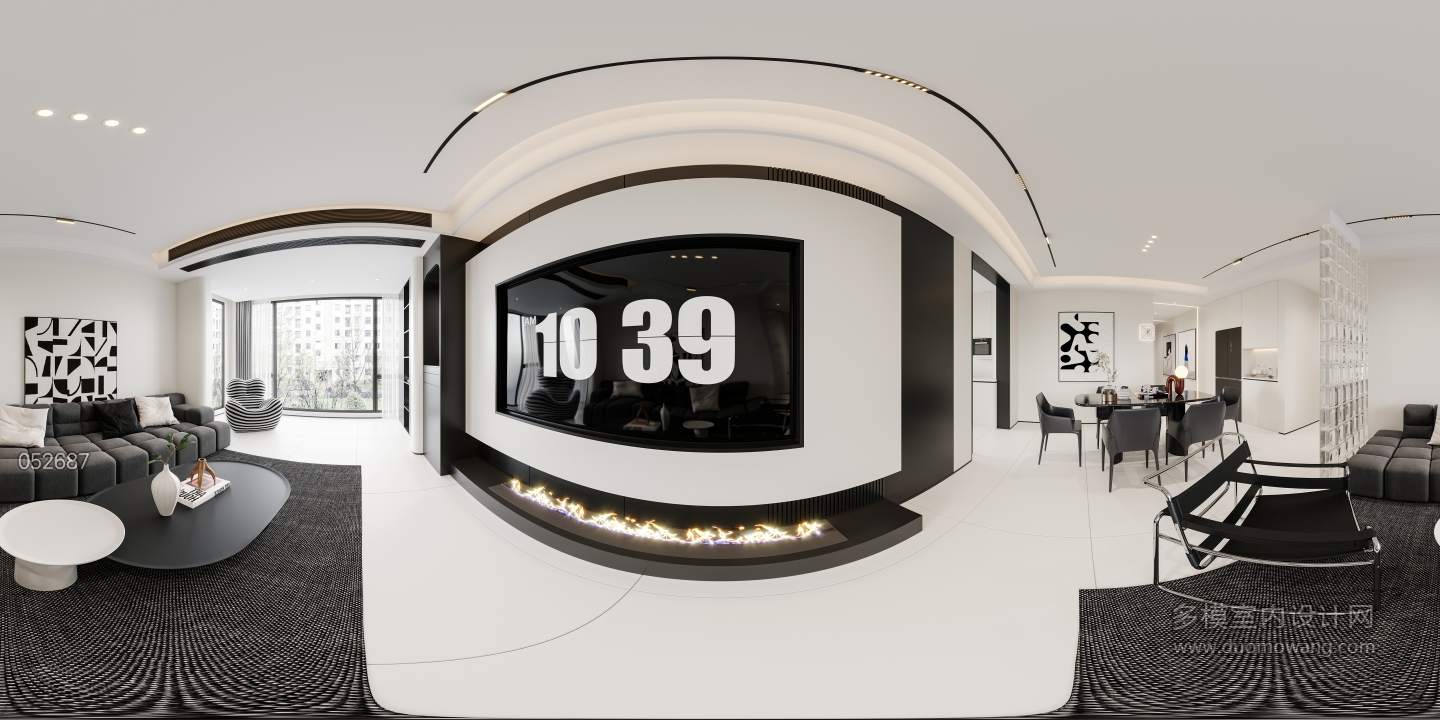 现代客厅360
