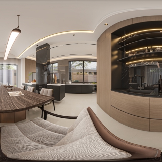 现代一楼餐厅 360