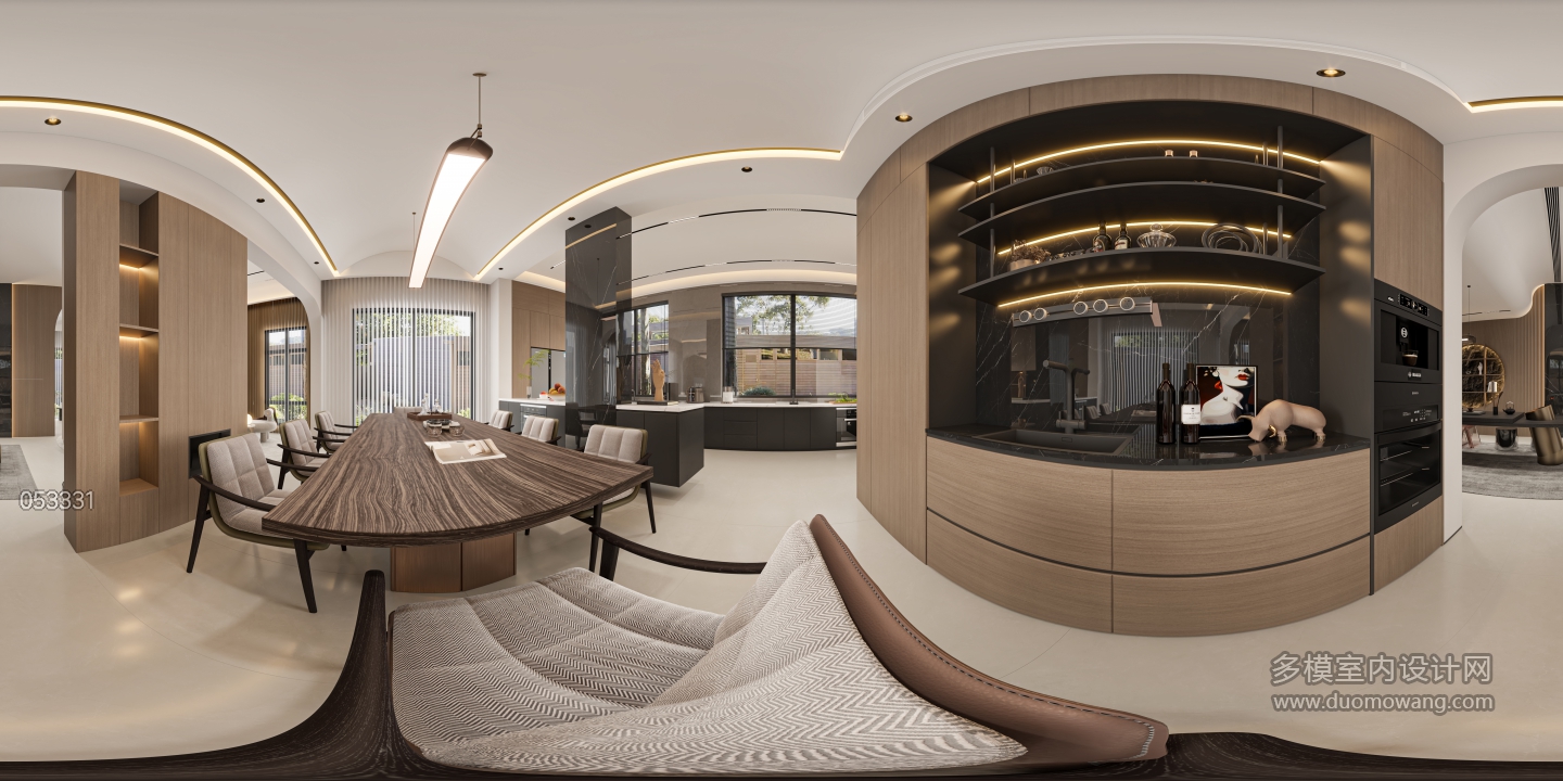 现代一楼餐厅 360