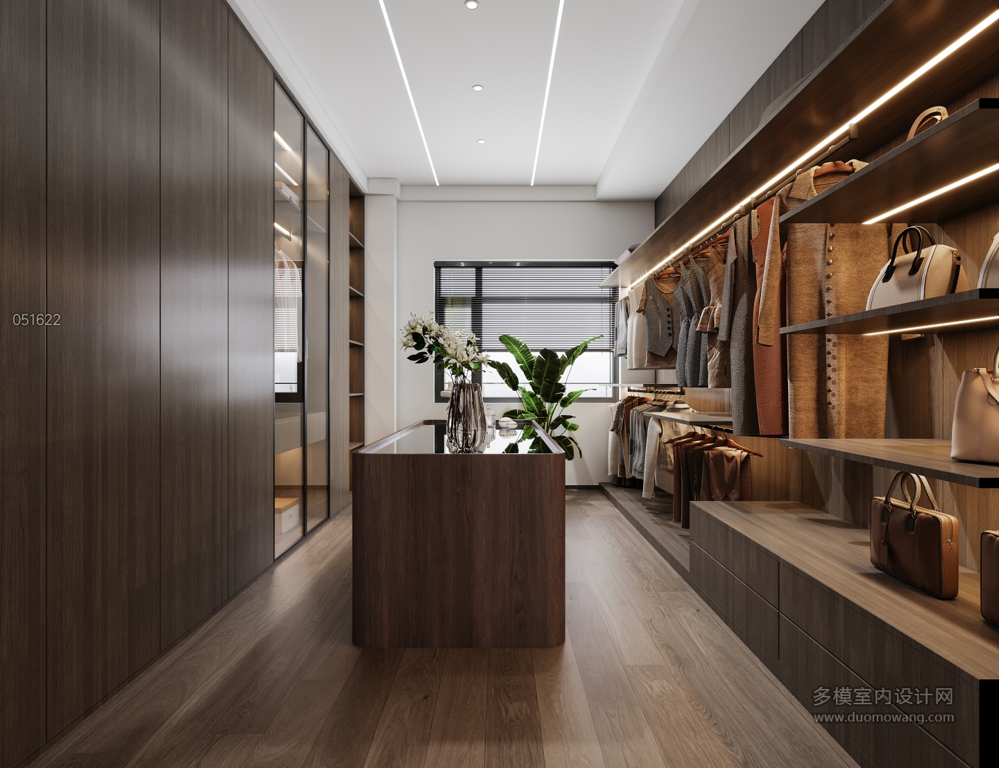 现代-2层衣帽间单张