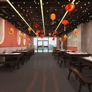 现代火锅店大厅-1 (1)