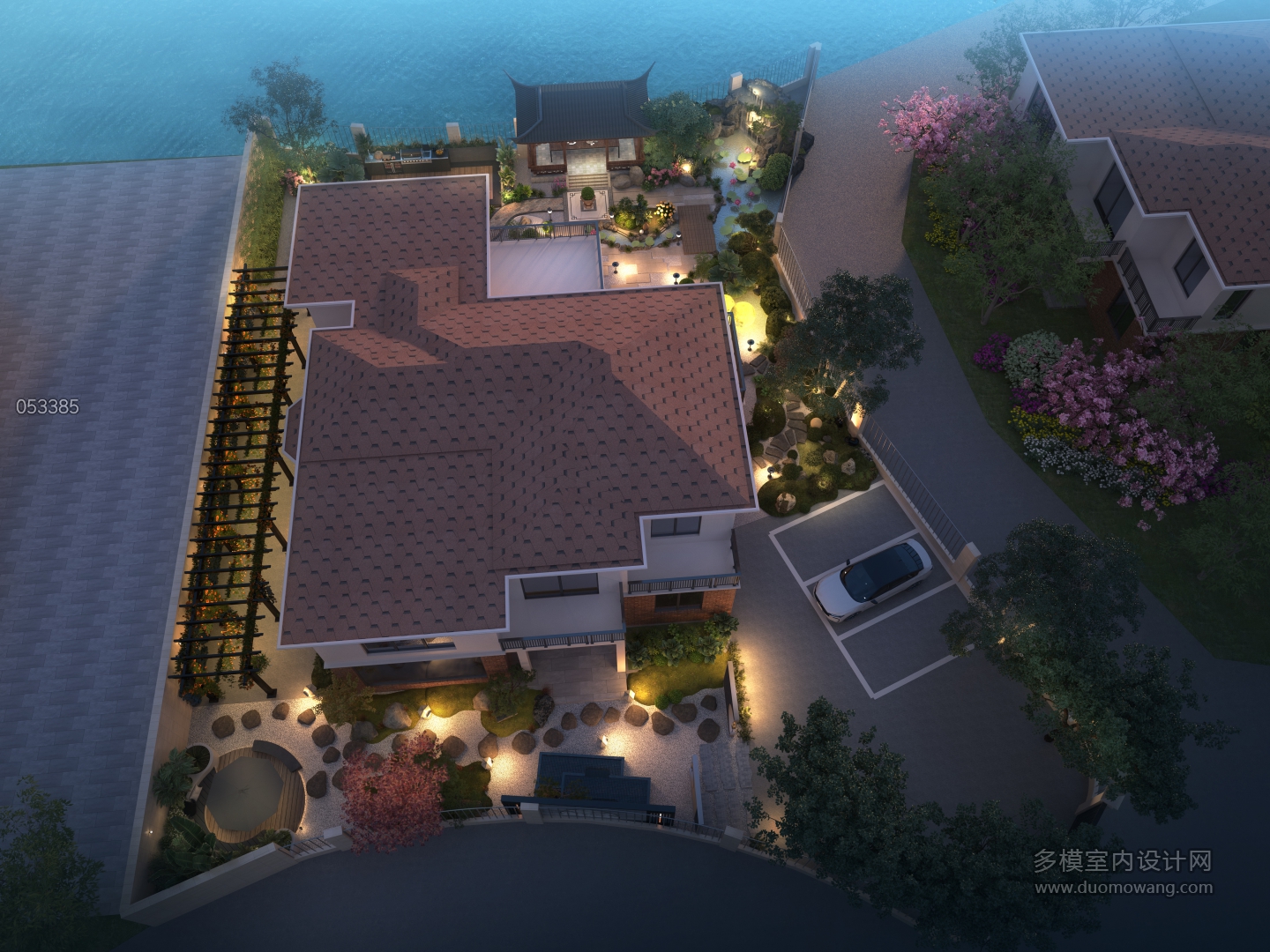 庭院鸟瞰