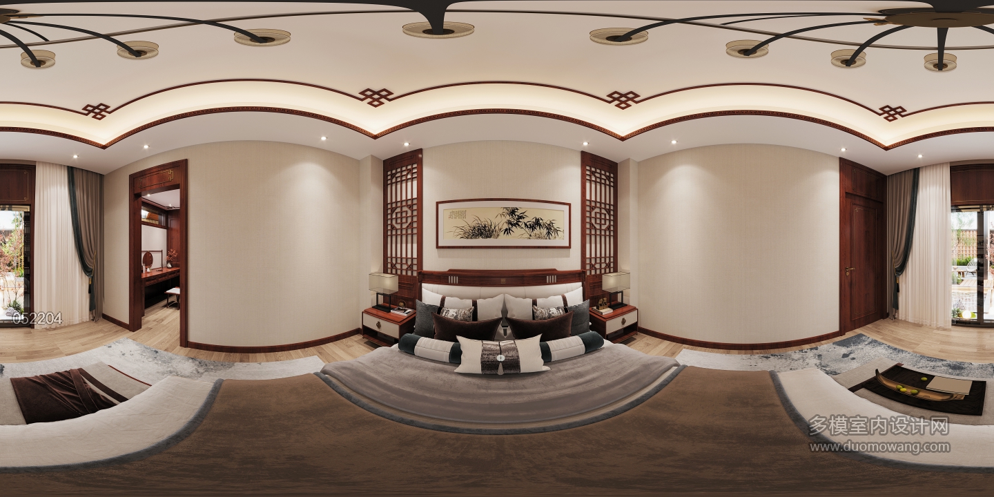 中式三楼次卧2全景