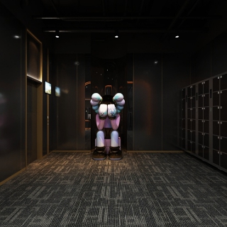 现代台球室