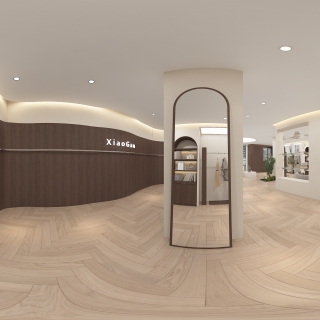 现代服装店全景1