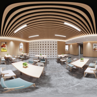2层管理食堂全景 拷贝