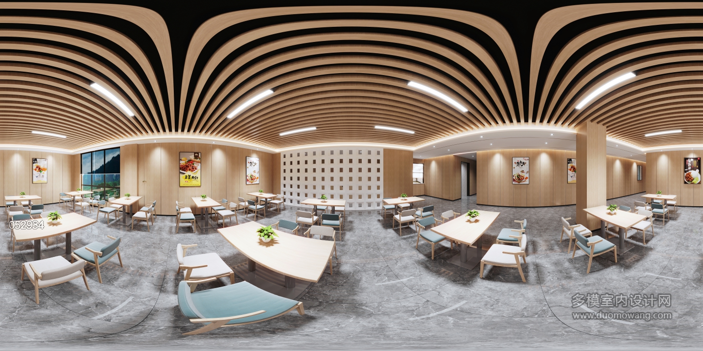2层管理食堂全景 拷贝