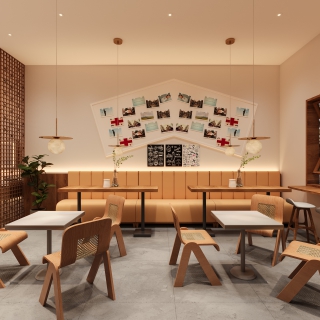 现代奶茶店