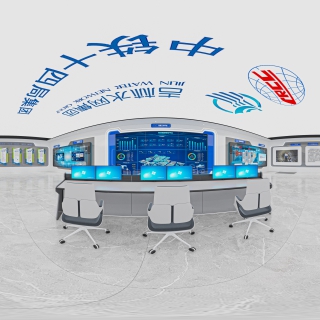 现代展厅全景
