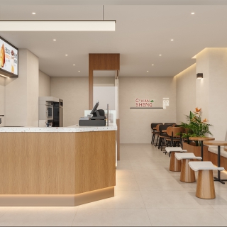 奶茶店室内