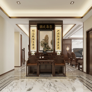 中式一楼门厅
