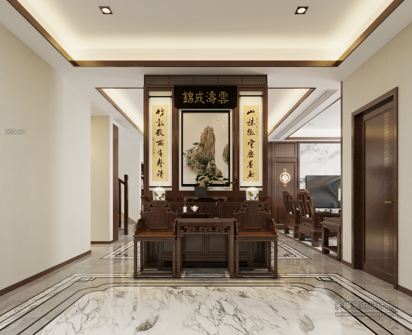 中式一楼门厅
