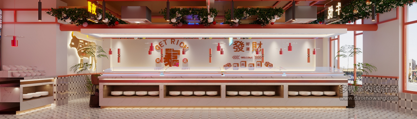 现代火锅店二楼2