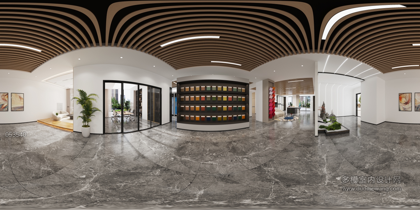 现代装修展厅360
