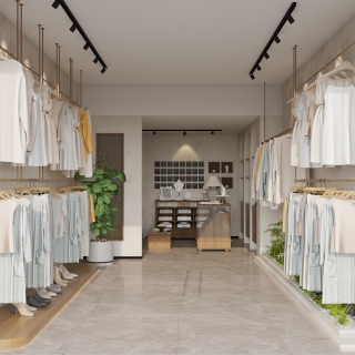 现代服装店