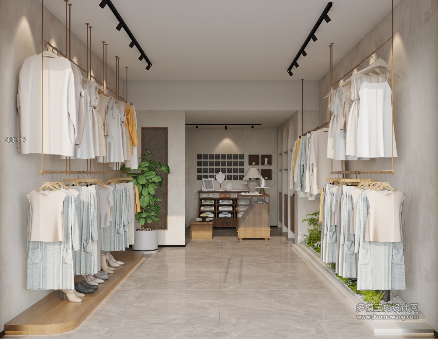 现代服装店