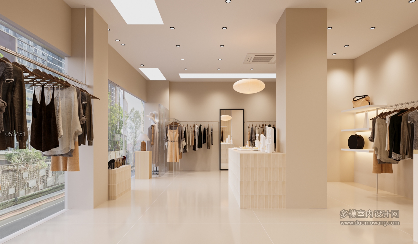 现代服装店