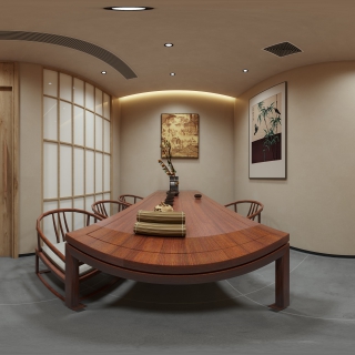 新中式茶室6全景