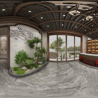新中式餐厅1F大厅 (1)