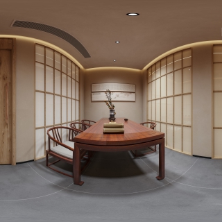 新中式茶室5全景