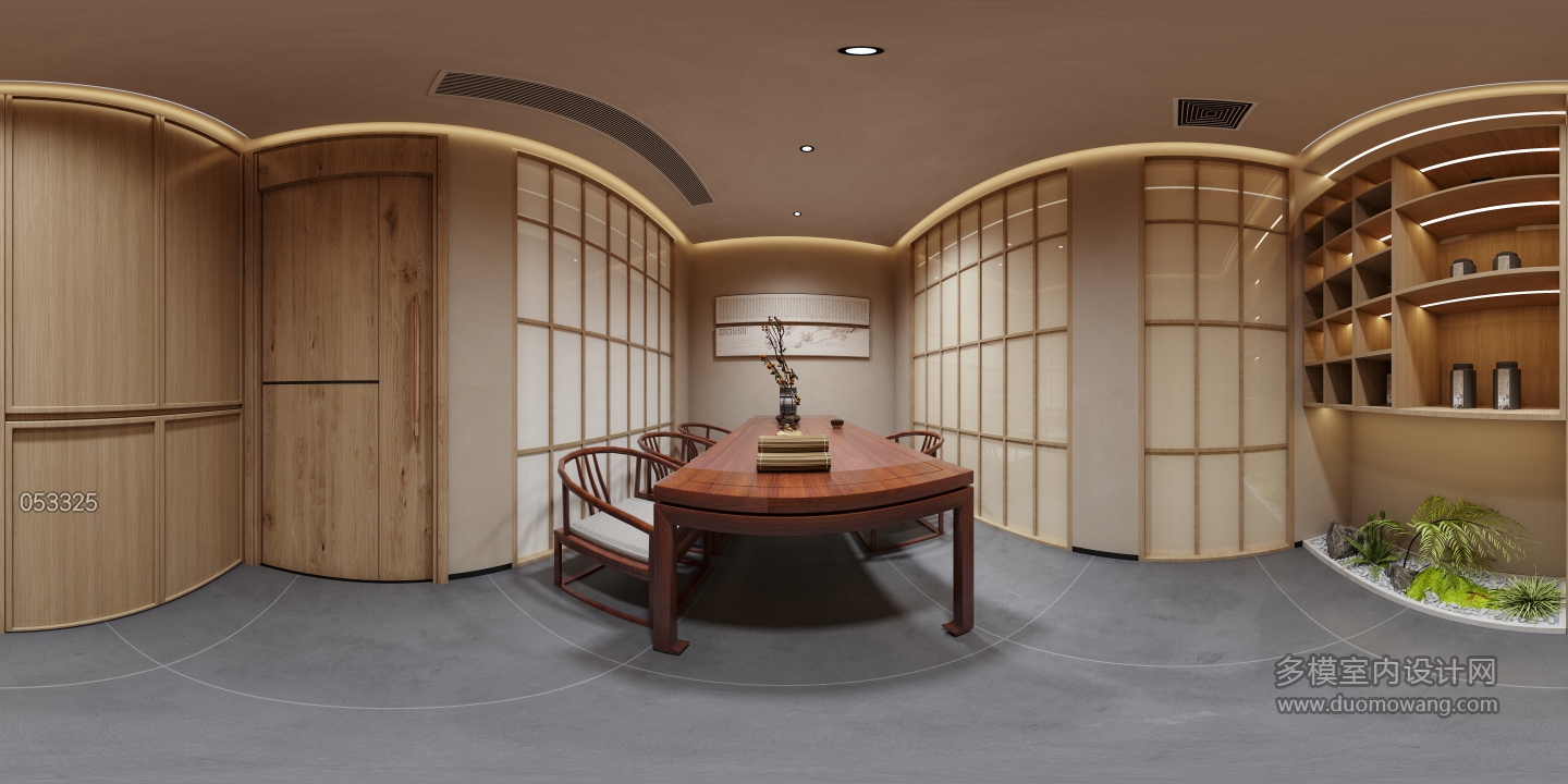 新中式茶室5全景