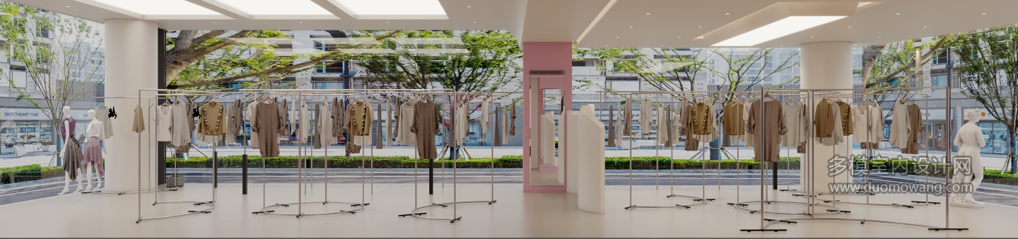 现代服装店特写B