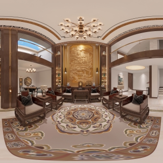 新中式中堂餐厅360