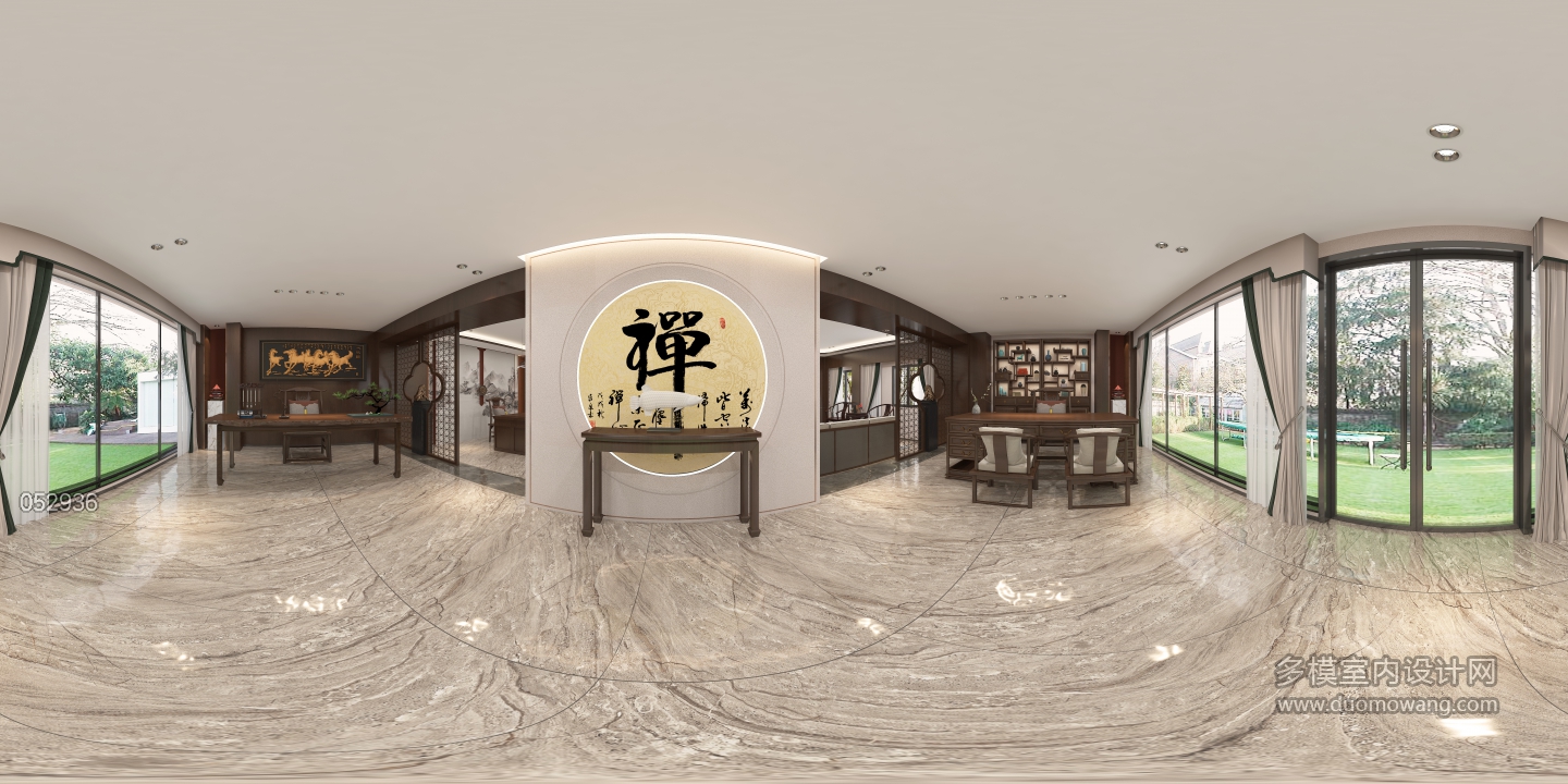 现代办公室全景两个22