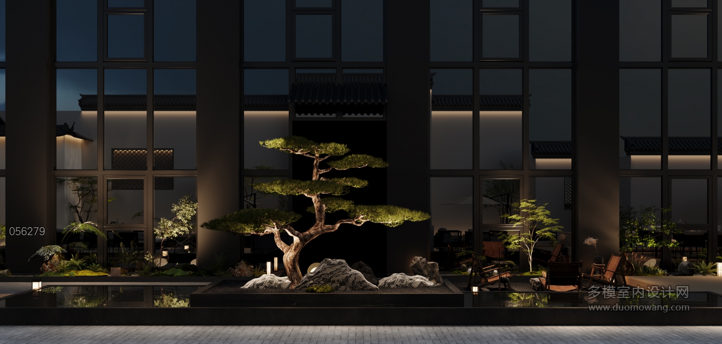 新中式庭院