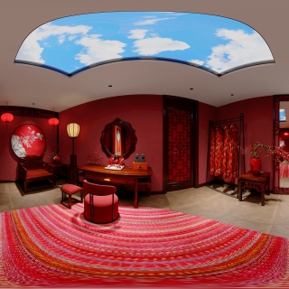 中式360化妆间