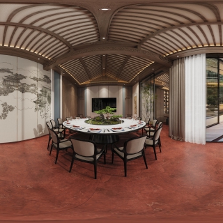 中式餐厅方案2全景