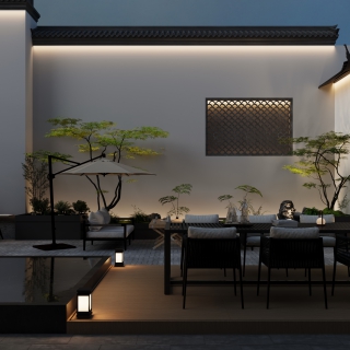 新中式庭院