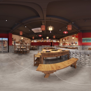 新中式火锅店