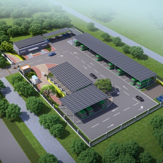 杨文荣-亳州公交5号首末站310kW分布式光伏发电项目