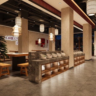 现代火锅店
