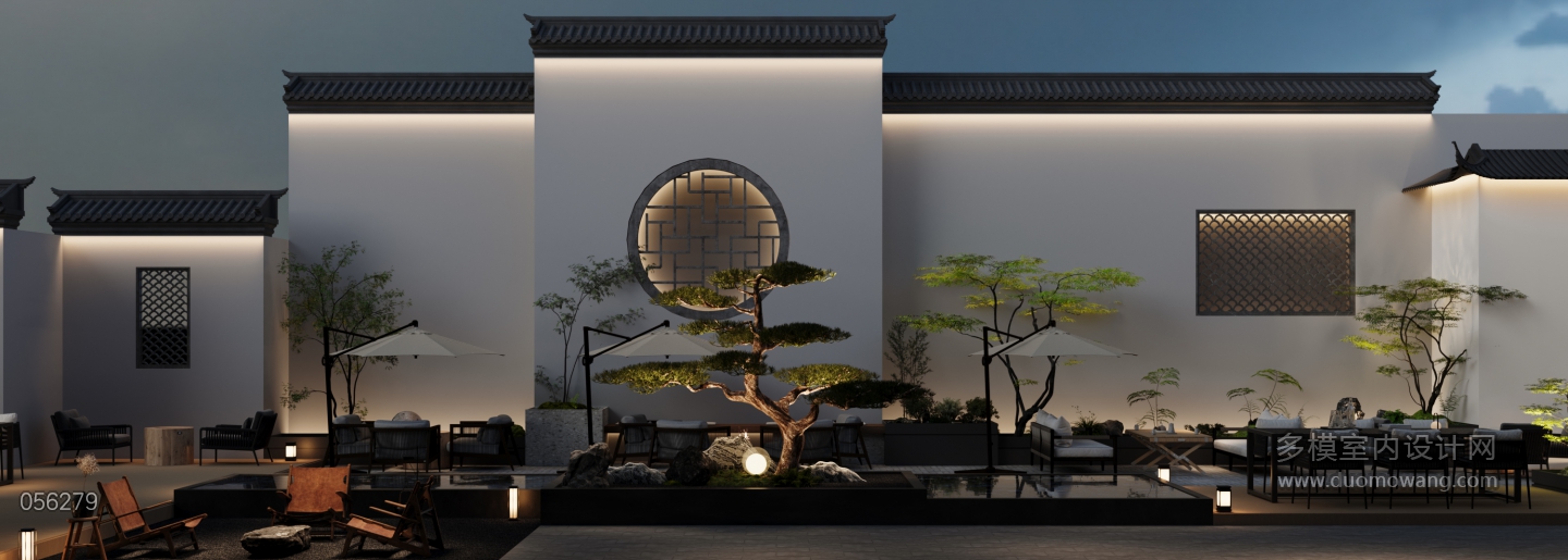 新中式庭院