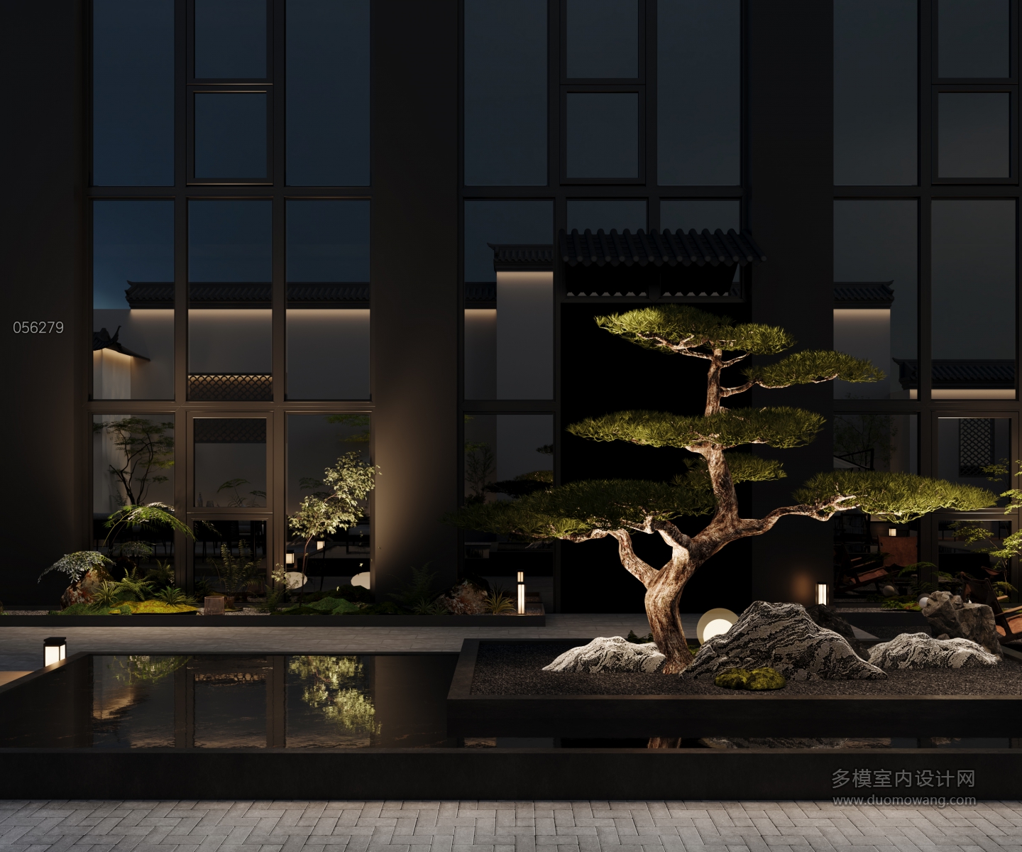 新中式庭院