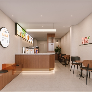 奶茶店室内