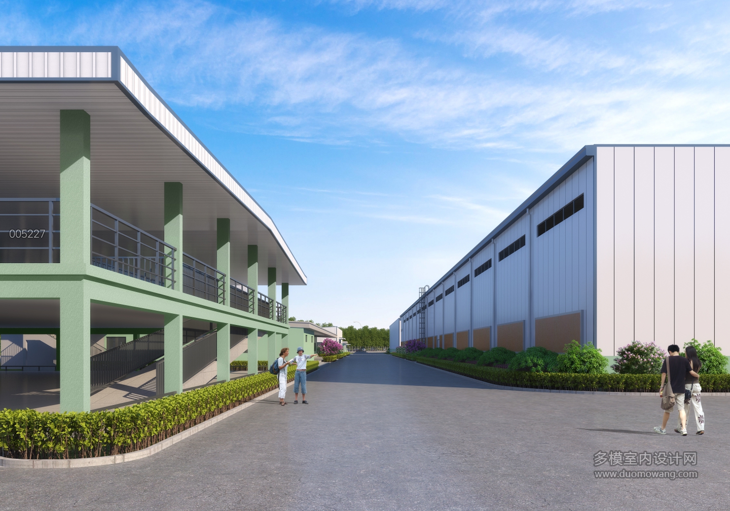 005227-严春花 大千国际设计工厂室外鸟瞰图  ts4_Pro 副本