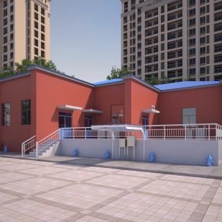建筑方案3透视