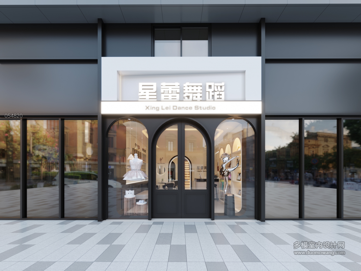 现代舞蹈门头