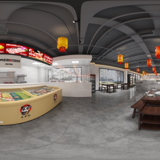 工业风火锅店
