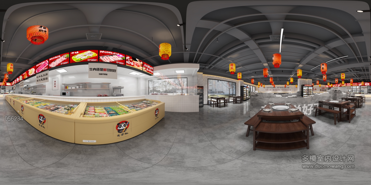 工业风火锅店