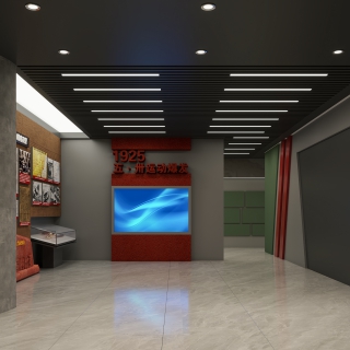 现代社区三楼展厅西进