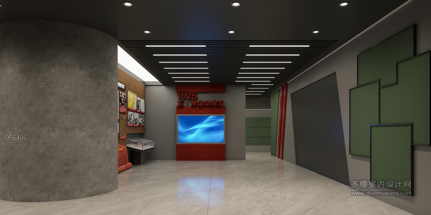 现代社区三楼展厅西进