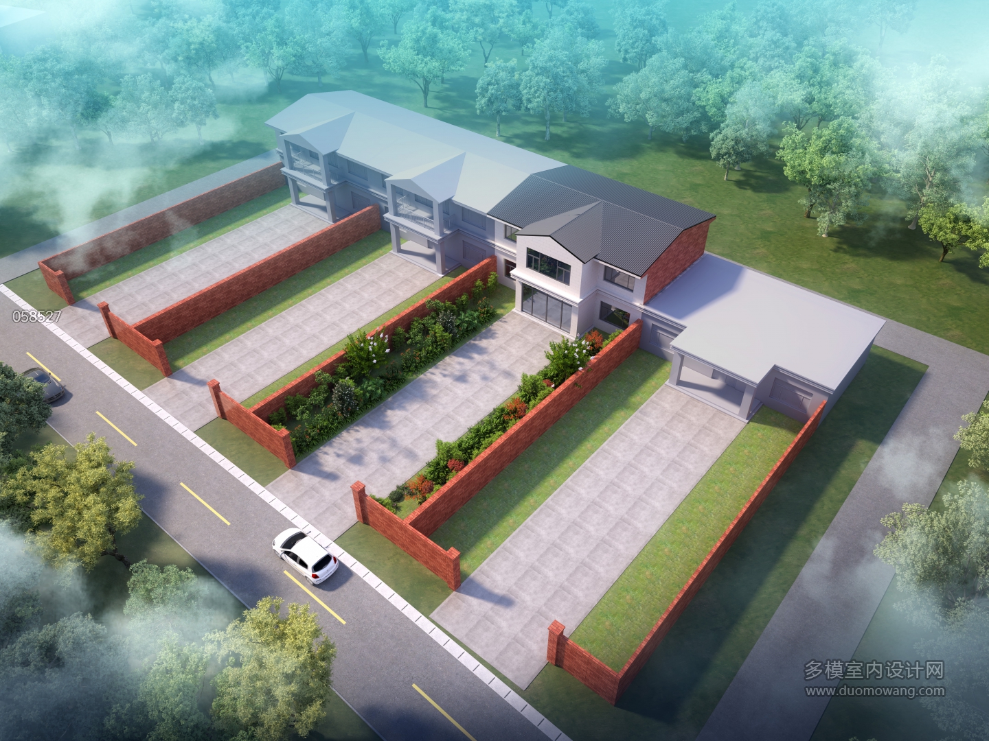 冯淑芹自建房鸟瞰